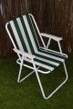 Folding chair stripe. 