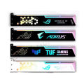 Universal Graphics Card Bracket Holder & GPU Support, ASUS TUF AORUS ROG Brand Belief, 5V 3Pin ARGB MOD Gamer Case Decoration. 