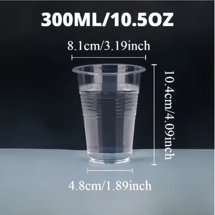 50/100PCS%20Disposable%20Transparent%20Plastic%20Cups%20Household%20%20Drinking%20Cups%20Fruit%20Juice%20Coffee%20Ice%20Cream%20Birthday%20Wedding%20Party%20-%20Image%207