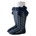 Summer Baby Girls Socks Toddlers Bow Long Sock Kids Knee High Soft Cotton Mesh Spanish Children Breathable Socks For 0-5Years.