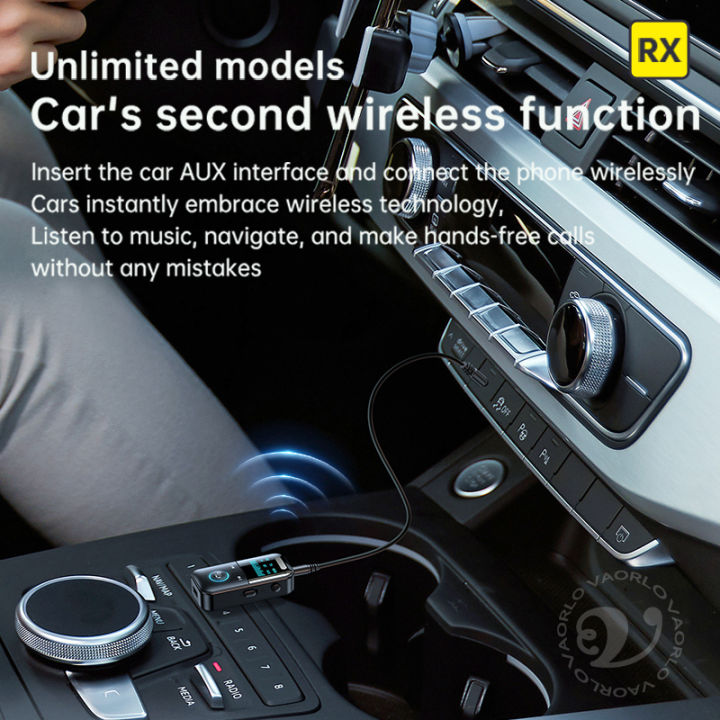 4%20in%201%20Bluetooth%205.4%20Audio%20Receiver%20Transmitter%203.5MM%20AUX%20TF%20Card%20Stereo%20Music%20LED%20Display%20Wireless%20Adapter%20With%20Mic%20For%20Car%20TV%20-%20Image%202