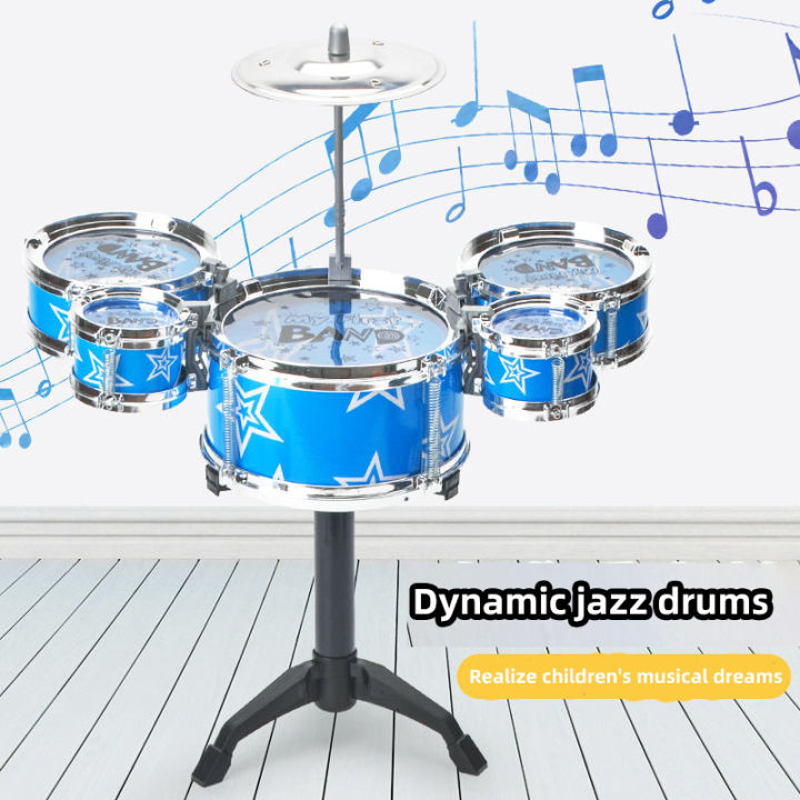 Drum%20sets%20for%20children%20beginners%20children's%20toys%20dynamic%20jazz%20drums%20for%20western%20percussion%20instrument%20-%20Image%206