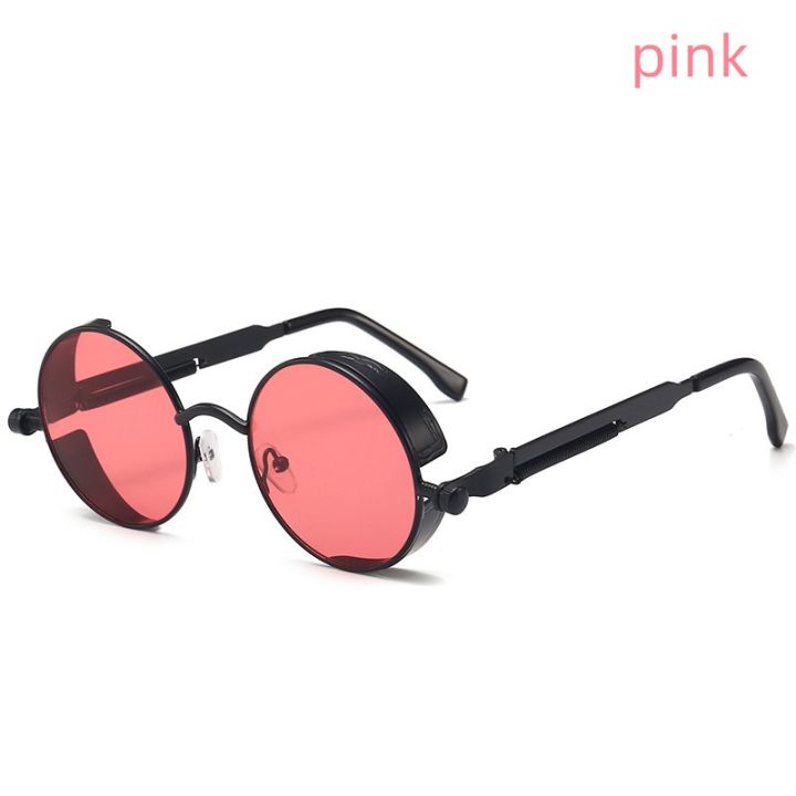 Steampunk%20Glasses%20New%20Fashion%20Round%20Sunglasses%20Europe%20And%20The%20United%20States%20Retro%20Glasses%20Trend%20Men%20and%20Women%20Models%20Sunglasses%20-%20Image%203