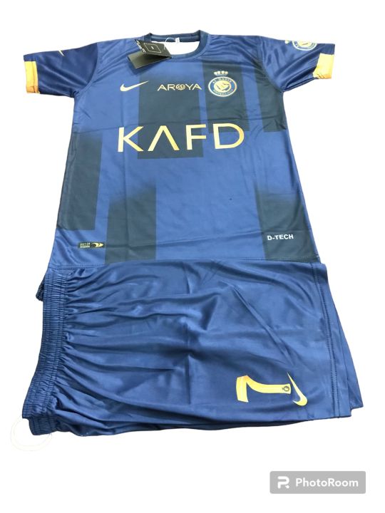 Cristiano Ronaldo Al-Nassr FC 2023-24 (away) Full kit Availble half selves for kids