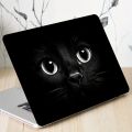 2-Piece Cat Laptop Art Decal Case, Universal Netbook Skin Sticker Non-Repeatable Make Tian's Laptop Skin.