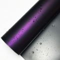 PET Ultra Matte Ghost Black Purple Metallic Car Vinyl Wrap Film With Air Release Self Adhesive DIY Motorcycle Sticker Decal. 