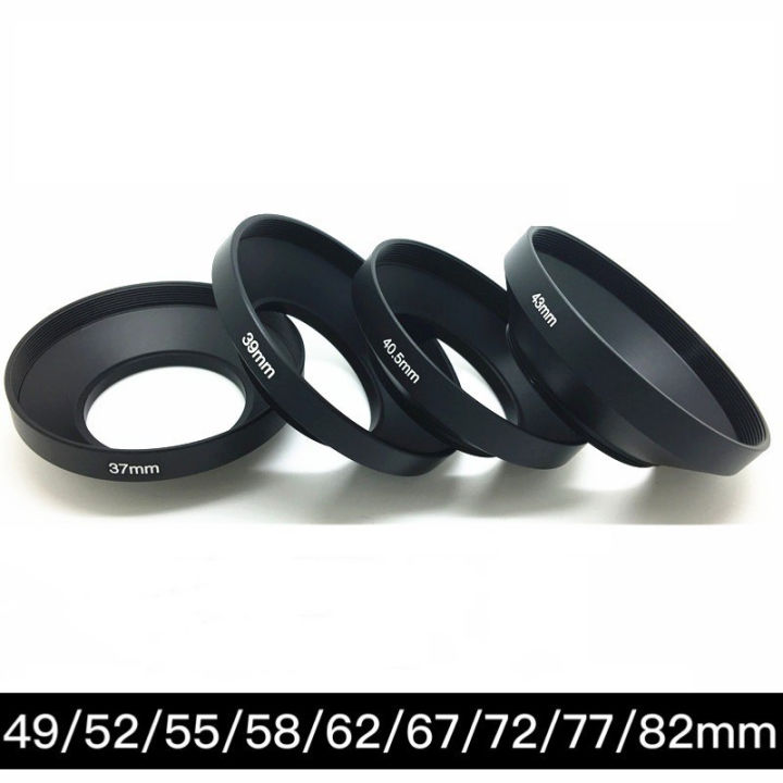 49 52 55 58 62 67 72 77 82mm Black Camera Metal Lens Hood Wide Angle Screw In Mount Lens Hood for   for  Pentax