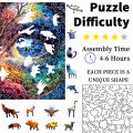 Wooden Jigsaw Puzzles for Adults - Fantasy Art Series (Magic Animals, Mystical Scenes) - Premium Wood Puzzles for Home Decor & G. 