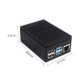 Raspberry Pi 4 Model B ABS Case Optional Cooling Fan Shell Box Fit for GPIO 3.5 Inch Touch Screen for Raspberry Pi 4. 