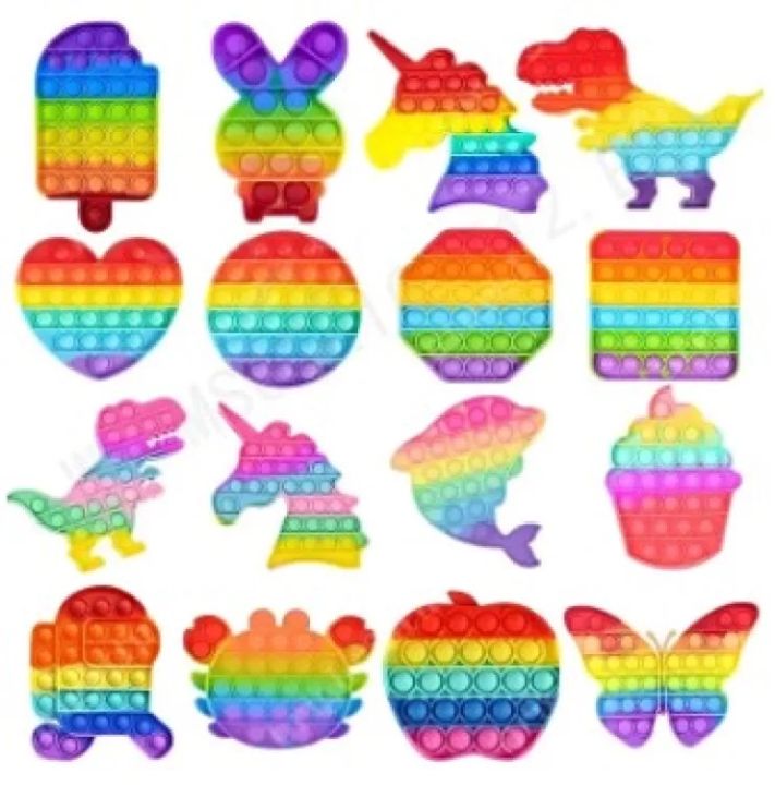 Organix Pop it Toy, Pop It Fidget Toy Set popit Game Stress Relief for ...