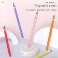 👉🏻Cute cartoon carrot design anti-drop slim touch pen case tablet stylus shell easy to install Apple Pencil Gen1 / 2 silicone case with protective pen cover. 