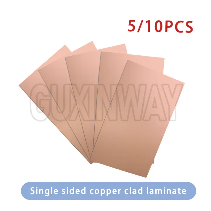 FR4 PCB 5x7cm 10x15cm Single Side Copper Clad Plate DIY PCB Kit ...