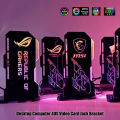 Fantasy GPU Bracket ARGB AURA SYNC Video Card Jack Bracket Vertical Installation For ASUS MSI AORUS Faith Black/White PC MOD. 