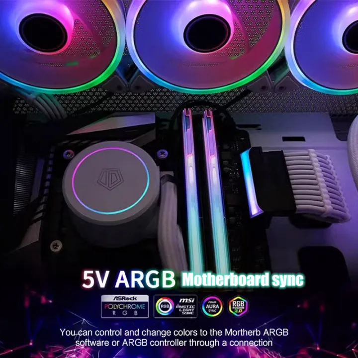 Computer%20PSU%20ATX%2024Pin%20Adapter%2090%C2%B0%20Angle%20RGB%20Connector,%20Steering%20Head%20Smarter%20&%20Cleaner%20Cabling%20Managerment,%20M/B%205V%20ARGB%20SYNC%20-%20Image%206