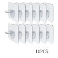 4/10pcs Wardrobe Divider Brackets Non-Marking Sticky Kitchen Cabinet Divider Brackets Anti-Side Slip Layer Support Brackets. 