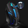 USB Gaming Mouse Mice, Light Up Mouse Optical Sensor, for Gaming Computer, Desktop Laptop PC Tablet Office Universal - black. 