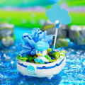 Keeppley Building Blocks Pokemon Toys Pikachu Sylveon Togepi Sprigatito Fuecoco Building Blocks  Children's Birthday  ﻿. 