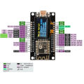 NodeMCU ESP8266 Development Board with 0.96 Inch OLED Display, CH340 Driver Module For Arduino IDE/Micropython Programming. 