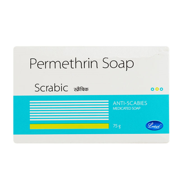 Permethrin Soap Scrabic Anti-scabies Medicated Soap 75gm