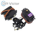 1Pcs MG995 MG996R Metal Gear Servmotor 180 360 Hoge Snelheid Analoge Servo Motor Voor Model Vliegtuig Rc Auto boot Arduino. 