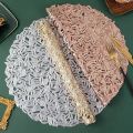 Product details of 2/4/6 PVC Round Gold Placemats Elegant Tablemats-Dandelion Flower Shape Placemats Vinyl Place Mats for Kitchen Dining Table Holiday Wedding Product details of 2/4/6 PVC Round Gold Placemats Elegant Tablemats-Dandelion Flower Shape Place. 