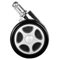 5pcs Universal Mute Caster Nylon Replacement Office Chair Swivel  Rollers Wheels. 
