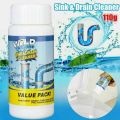 Sink and drain cleaner / sink cleaning powder for bathroom drainage block clearing.. 