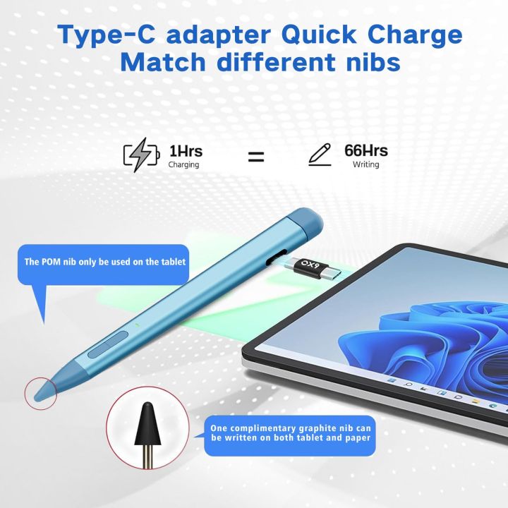 Slim%20Pen%202%20for%20Microsoft%20Surface%20with%204096%20Pressure,%20Eraser%20&%20Right-Click,%20Palm%20Rejection,Graphite%20Nib,for%20Surface%20Pro%2011/10/9/8%20-%20Image%206
