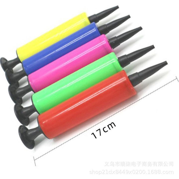 Small Mini Pump New Push Plastic Eco Balloon Manual Inflator Toy ...