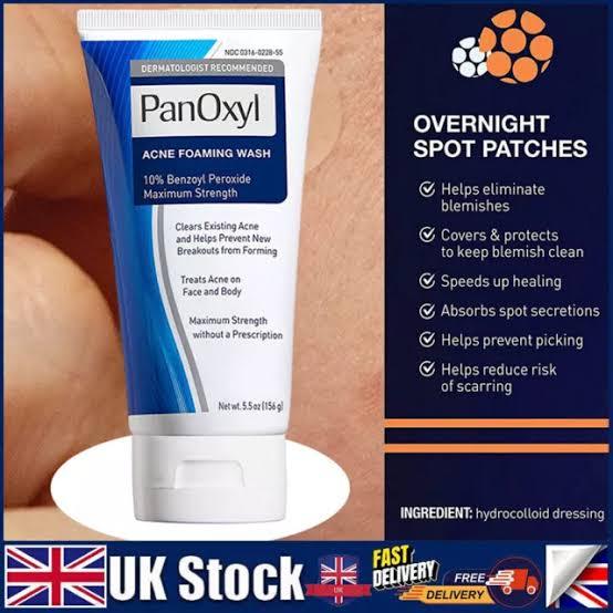 💯 Original UK PanOxyl Anti Acne Face Wash.