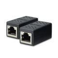 ✅2 side RJ45 female LAN cable connector length standard Glink GL-393 UTP coupler adapter LAN cable connector. 
