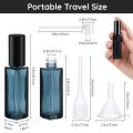 5pcs Perfume Bottle Spray Empty Perfume Atomizer Refillable with 3 Accessories Leak-proof Fine Mist High-end Travel Bottle(8ml).
