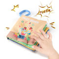 Soft Baby Books toys Montessori 3D Touch Feel High Contrast Cloth Book Sensory Early Learning games for kids Educational toys.