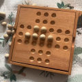 Classic Europe Board Game Single Noble Chess set Peg Solitaire Strategy Thinking Educational Toys For Kids Teens Adults. 