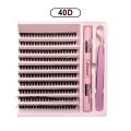 DIY Lashes Extension Kit Eyelashes 200 PCS Clusters Lash Bond and Seal Makeup Tools for Gluing Lashes Gluing Glue Accessories.