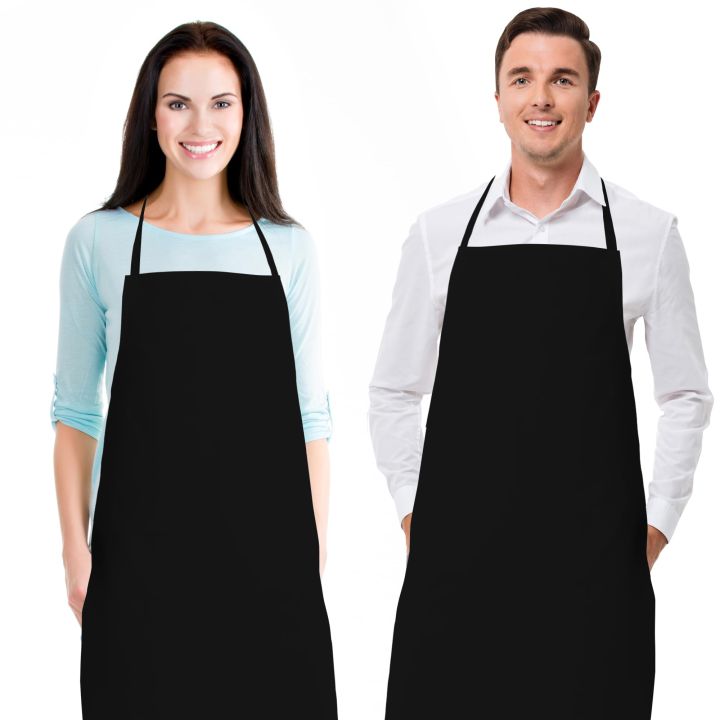 Water proof Kitchen Apron For Women & Men With Pocket ( Random Color & Print )