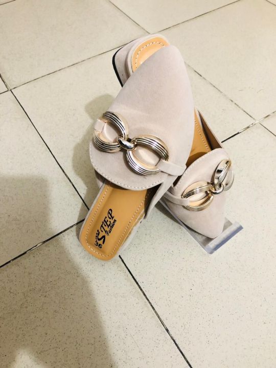 Pamp%20Design%20Gorgeous%20Girls%20Shoes%20-%20Exclusive%20Design%20Ladies%20Semi%20Heel%20Sandals%20-%20Womens%20First%20Choice%20Chain%20Design%20Half%20Lofar%20Style%20Slim%20Heel%20Shoes.%20Girls%20Korean%20Fashionable%20Half%20Cover%20Sandal%20-%20Image%208