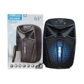 KTX 1187 6.5 inch' Portable Rechargeable Bluetooth Speaker With Wired Mic And Remote control , easy to connect  , and with Deep Base Sound supported Memory Card, USB ,. 