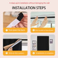 1Pc Self-Adhesive Portable 100% Blackout Curtains, Punch-Free Sunshade Curtains - Heat Insulation, Easy Installation, Available for All Seasons. 