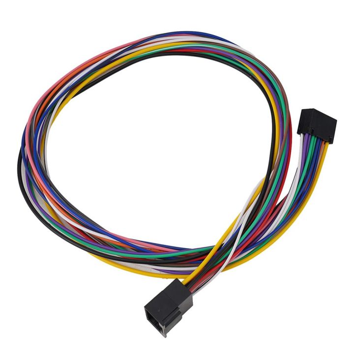 16 Pin Car Stereo Radio ISO Wire Harness Extension 40cm Cable For ...