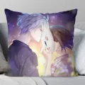 Hotarubi No Morie Animation Pillow Case Square Pillow Bedroom Sofa Leisure Comfort Cushion Car Living Room Home Decoration 40X40. 