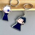 Anime Jujutsu Cosplay Keychain Gojo Satoru Geto Suguru Matching Keychain Set Bag Pendant Keyring Anime Accessories Set.