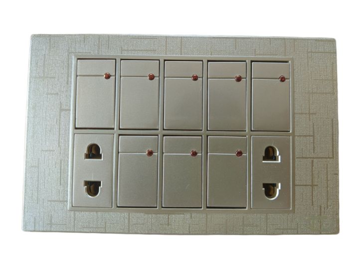 8 Switches 2 Socket China fittings | Daraz.pk