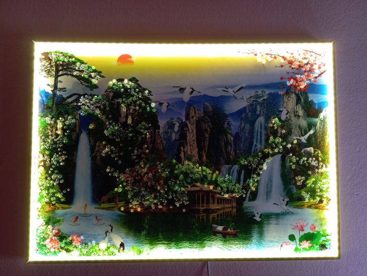 Frame With Rocks Mini WALL FRAME MADE OF MINI CRYSTAL STONES IN NATURE PHOTOS THE BORDER OF ...