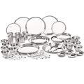 Stainless Steel Premium Quality Dinner Set (Set Of 50 Psc). 