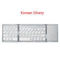 Korean English Mini Portable Folding Keyboard Wireless Bluetooth Keyboard For IOS Android Windows iPad Tablet Phone 한국어 키보드.