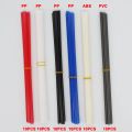 60pcs Plastic Welding Rods PP ABS PVC Plastic Welder Rods for Car Bumper Kayak Repair Kit Car Bumper Repair Electrodes Sticks.