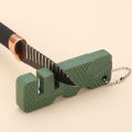Mini Ceramic Multipurpose Keychain Whetstone Carbide Knife Pocket Portable Knife Sharpener Diamond Tools Scissor Sharpen Fish. 
