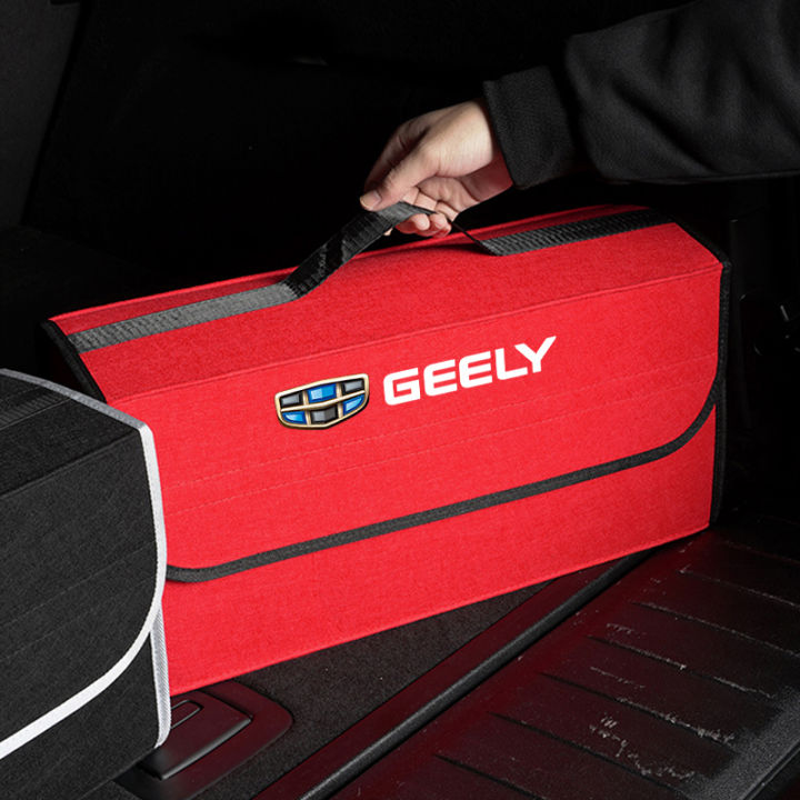 Car Storage Bag Folding Travel Tidying Box Trunk Tools Case For Geely ...