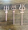 copper Trishul 3 size 4 inch 5inch 6 inch. 